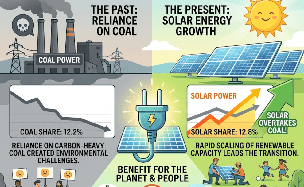 Sunny Skies Ahead: Solar Power Overtakes Coal in the US Grid